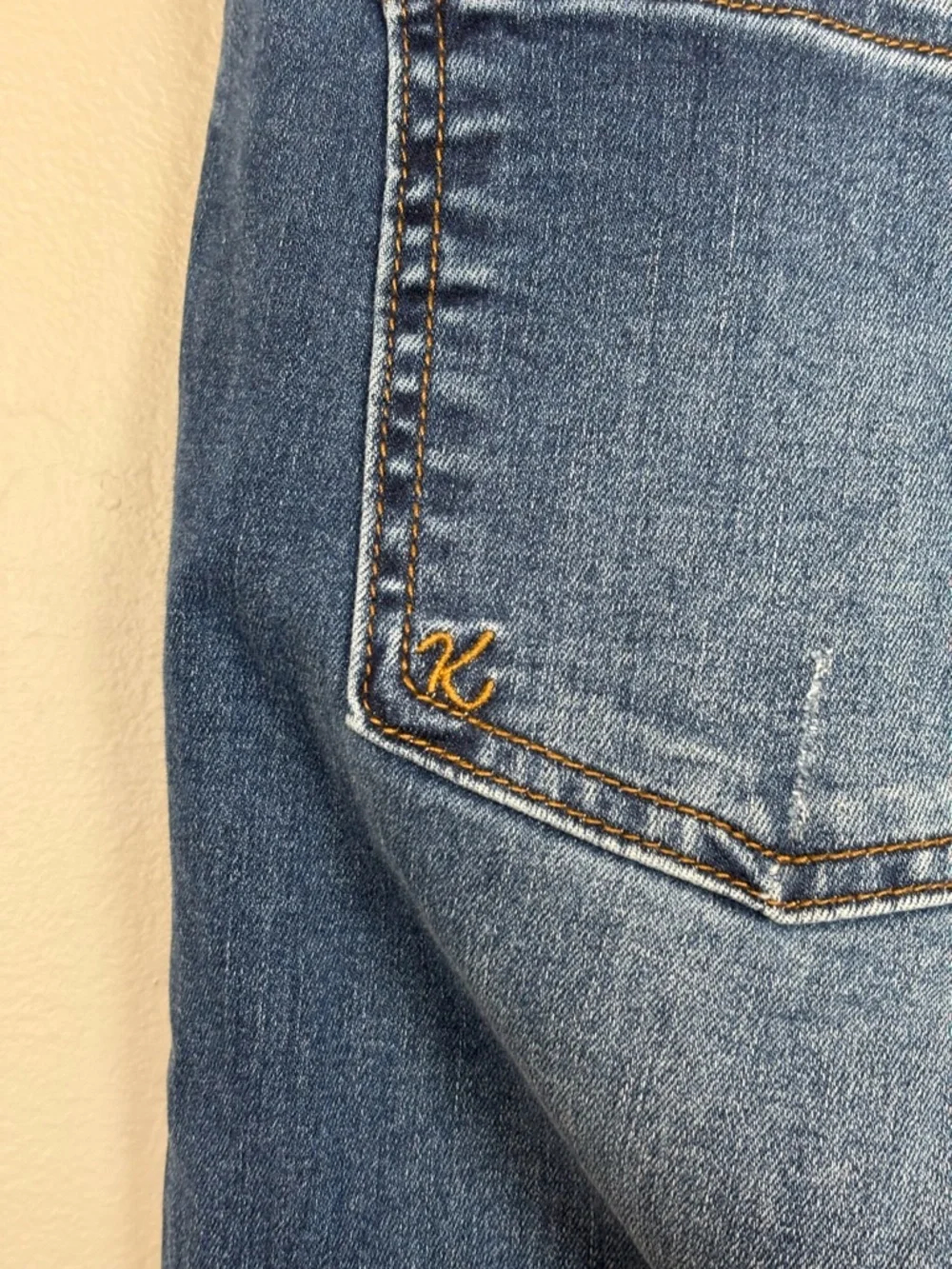 Kut From The Kloth Jeans Womens 12 Blue Boyfriend Mid‎ Rise Med Wash Denim